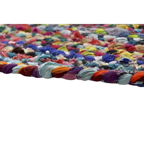 Tæppe Polyester Bomuld Multifarvet Jute (160 x 160 x 0,7 cm)
