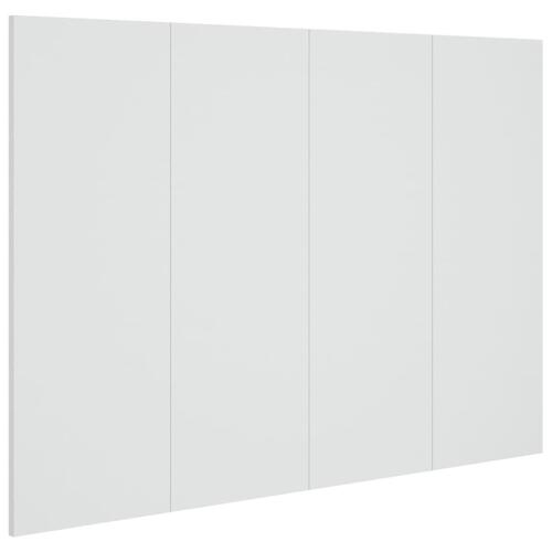 Sengegærde 120x1,5x80 cm konstrueret træ hvid