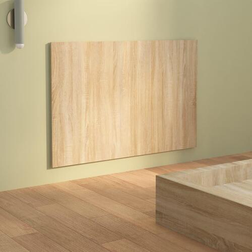 Sengegærde 120x1,5x80 cm konstrueret træ sonoma-eg