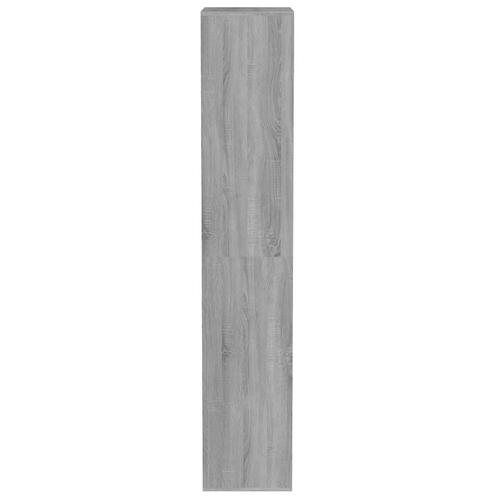 Skoreol 54x34x183 cm konstrueret træ grå sonoma-eg