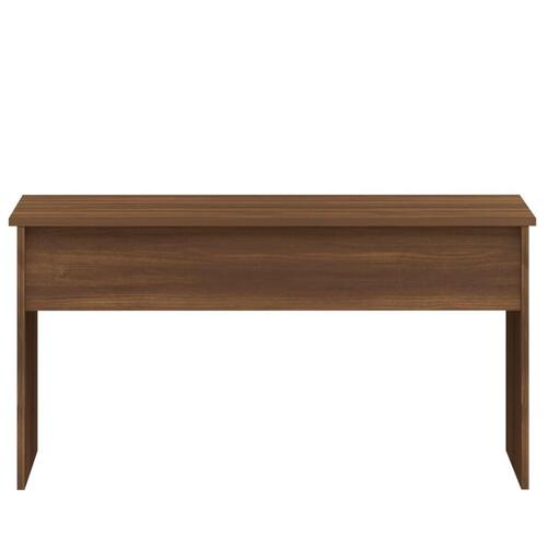 Sofabord 102x50,5x52,5 cm konstrueret træ brun egetræsfarve