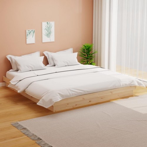Sengeramme 180x200 cm massivt fyrretræ