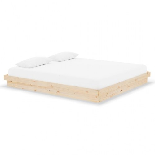 Sengeramme 180x200 cm massivt fyrretræ