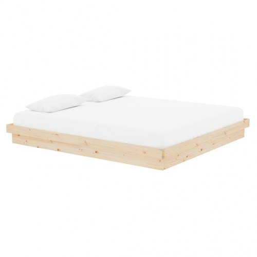 Sengeramme 180x200 cm massivt fyrretræ