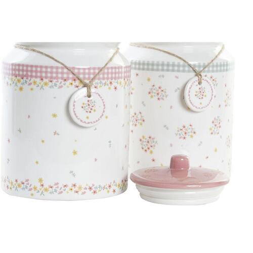 Blik Grøn Pink Skærm 15,5 x 15,5 x 21 cm (2 enheder)