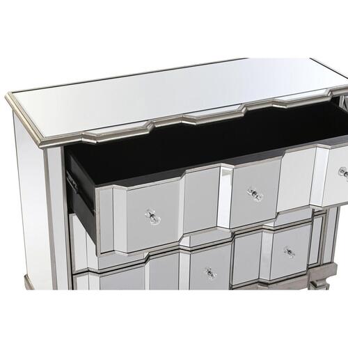 Kommode Spejl Sølvfarvet MDF (103 x 40 x 92 cm)