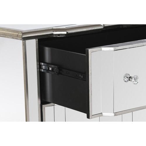 Kommode Spejl Sølvfarvet MDF (103 x 40 x 92 cm)