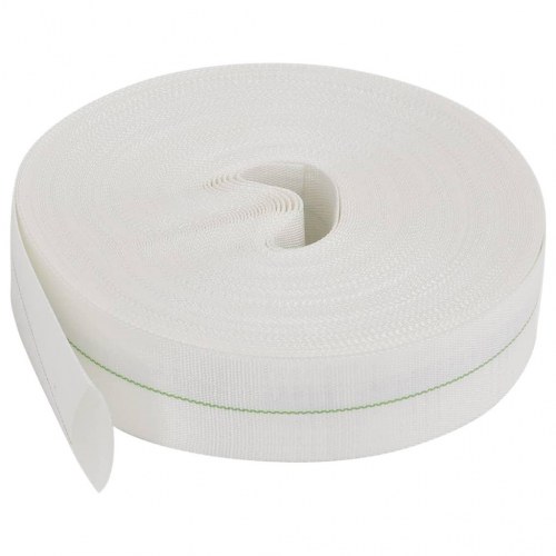 Flad vandslange 100 m - 1,5" PE, hvid