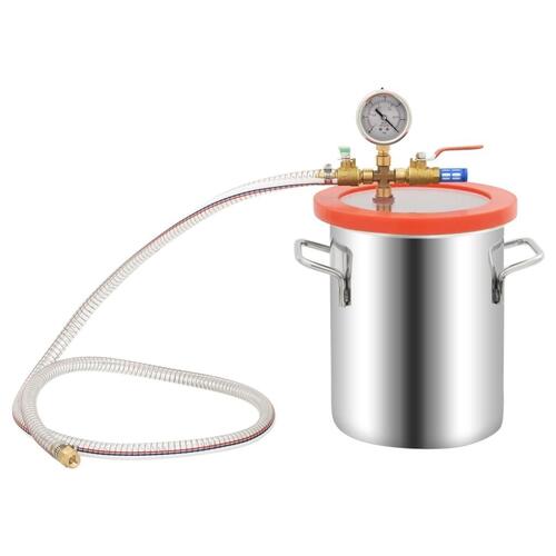 Vakuumkammer med 2-trins pumpe 5,5 l