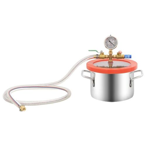 Vakuumkammer med 2-trins pumpe 3,7 l