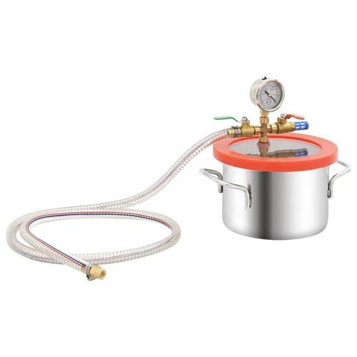 Vakuumkammer med 2-trins pumpe 3,7 l