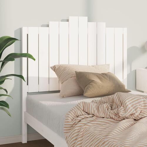 Sengegærde 106x4x110 cm massivt fyrretræ hvid