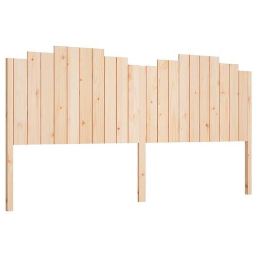 Sengegærde 206x4x110 cm massivt fyrretræ