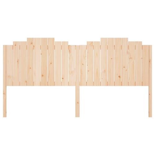 Sengegærde 206x4x110 cm massivt fyrretræ