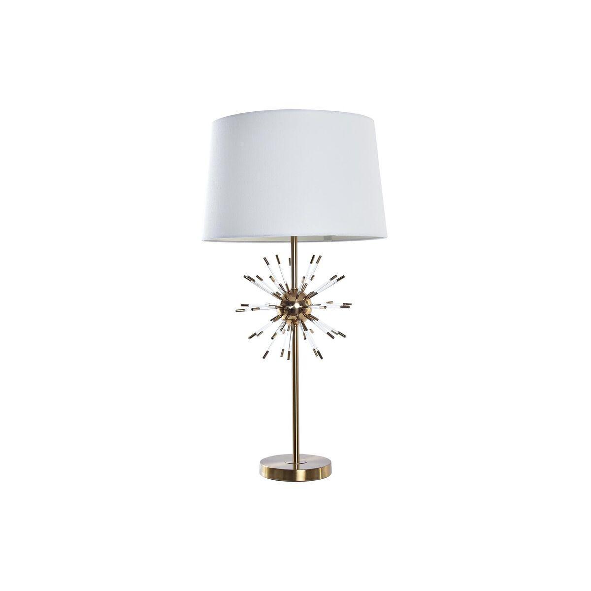 Bordlampe Gylden Metal Hvid 41 X 41 X 80 Cm 220 V 50 W