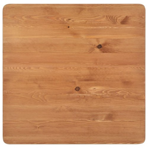 Barbord 60x60x108 cm massivt fyrretræ og stål sort