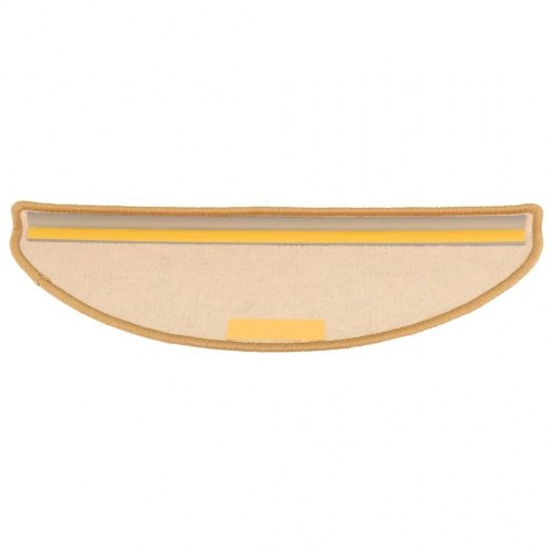 Trappemåtter 15 stk. 65x21x4 cm sisal halvrund store