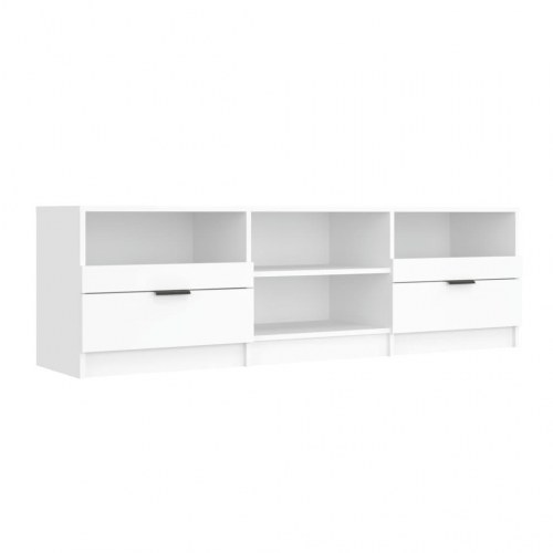 Tv-skab 150x33,5x45 cm konstrueret træ hvid