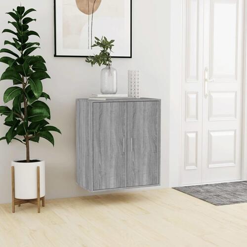 Skoskab 60x35x70 cm konstrueret træ grå sonoma-eg
