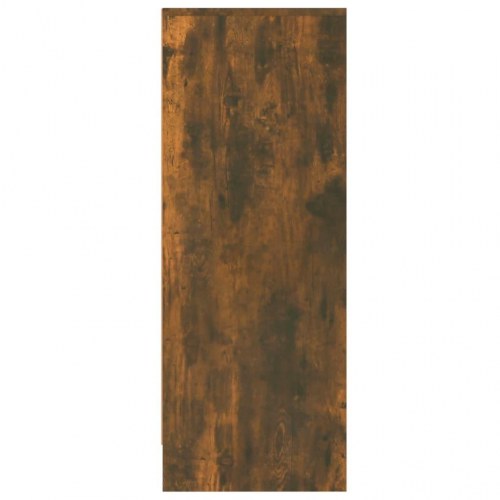 Skoskab 60×35×92 cm i konstrueret træ - røget egetræ