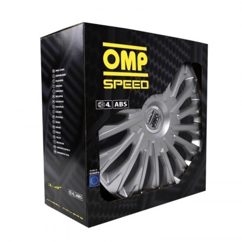 Hjulkapsler OMP Stinger Speed 14" - sølv (sæt á 4)