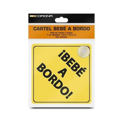 Skilt til bil ¡Bebé a Bordo!
