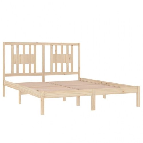 Sengeramme 140x200 cm massivt fyrretræ