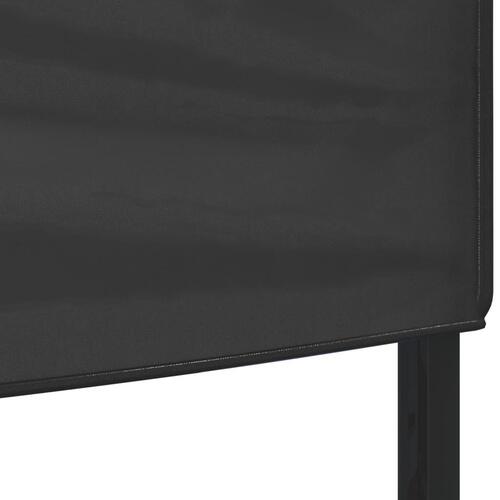 Foldbart festtelt 2x2 m antracitgrå