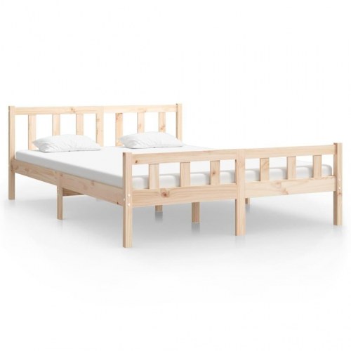 Sengeramme uden madras 120x200 cm massivt træ