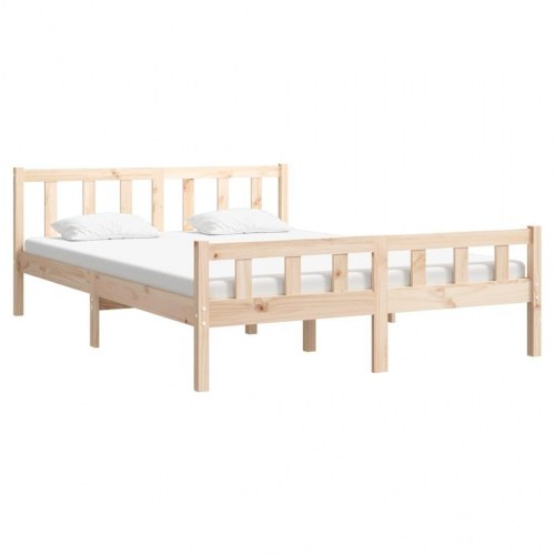 Sengeramme uden madras 120x200 cm massivt træ
