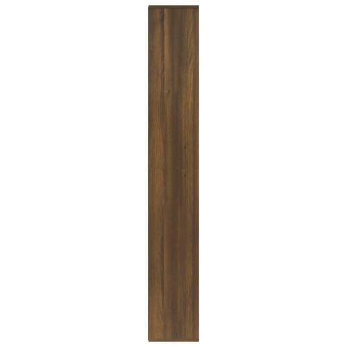 Bogreol 155x24x160 cm brun egetræsfarve