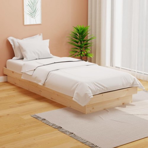 Sengeramme i massivt fyrretræ 75×190 cm - Small Single