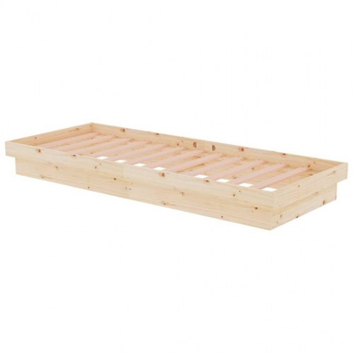 Sengeramme i massivt fyrretræ 75×190 cm - Small Single