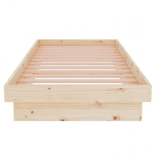 Sengeramme i massivt fyrretræ 75×190 cm - Small Single