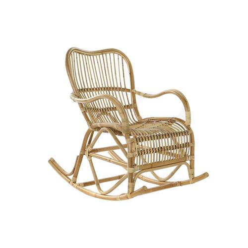 Gyngestol Brun Multifarvet Natur Rattan 62 x 94 x 93 cm