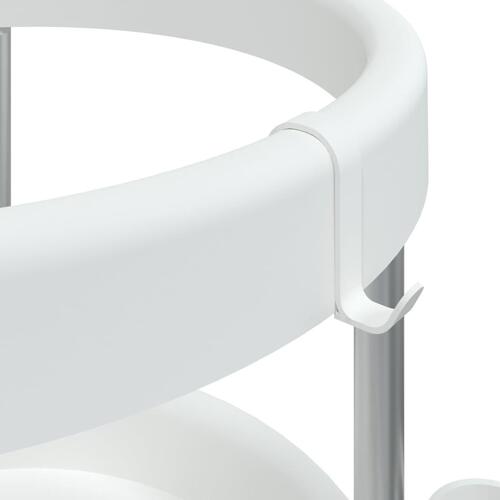 Rengøringsvogn med opbevaringskurv aluminium