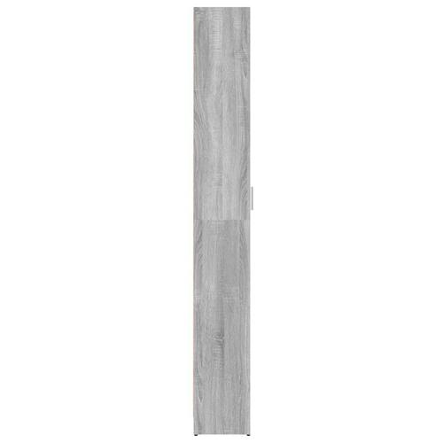 Entréskab 55x25x189 cm konstrueret træ grå sonoma-eg