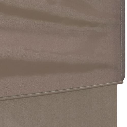 Foldbart festtelt med sidevægge 2x2 m gråbrun
