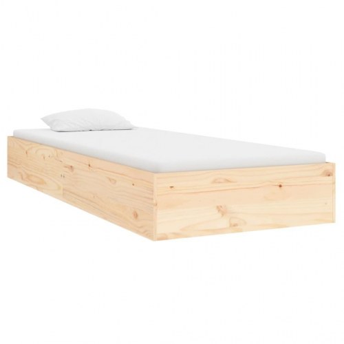 Sengeramme 75 x 190 cm i massivt fyrretræ - Small Single