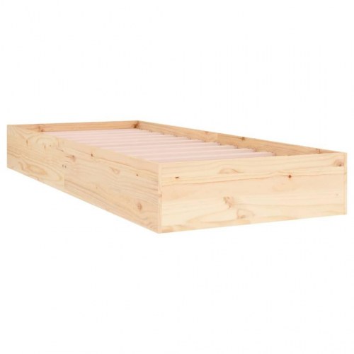 Sengeramme 75 x 190 cm i massivt fyrretræ - Small Single