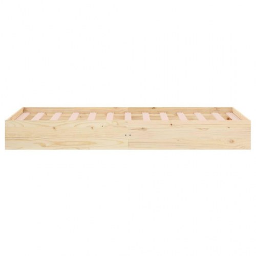 Sengeramme 75 x 190 cm i massivt fyrretræ - Small Single