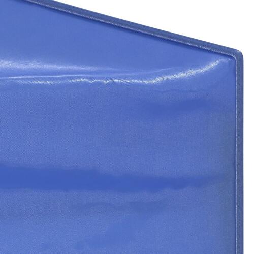 Foldbart festtelt med sidevægge 2x2 m blå