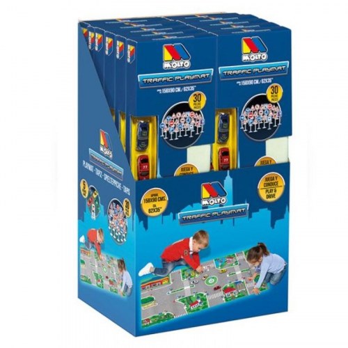 Moltó Tæppe Traffic - aktivitetstæppe 124 × 60 cm