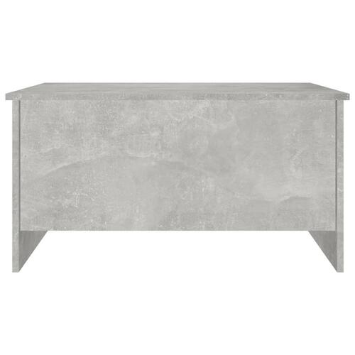 Sofabord 80x55,5x41,5 cm konstrueret træ betongrå