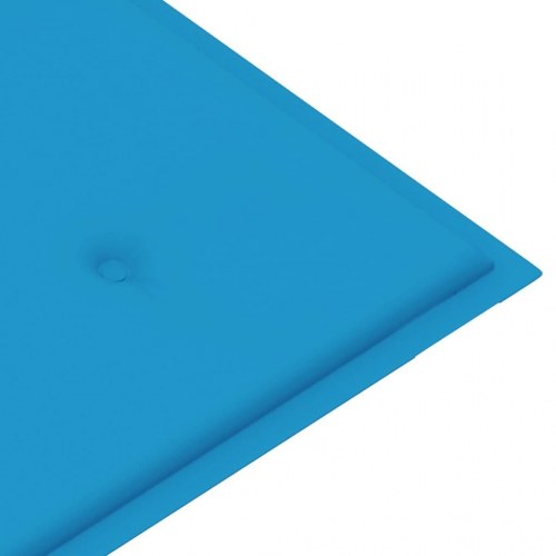 Hynde til havebænk 100×50×3 cm - oxfordstof, blå