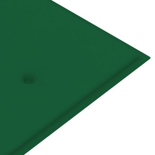 Hynde til havebænk 180x50x3 cm stof grøn