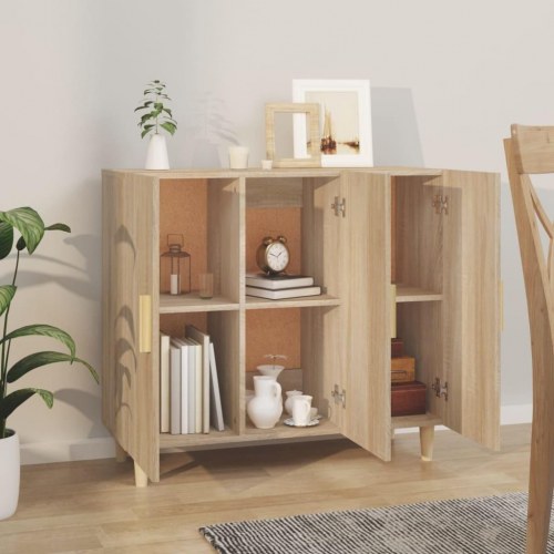 Skænk 90 x 34 x 80 cm i konstrueret træ