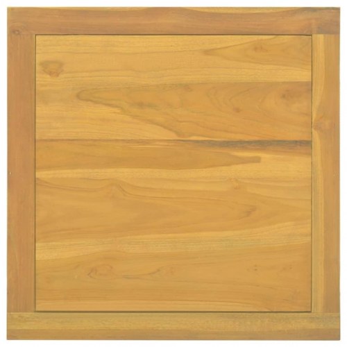 Sofabord 60x60x40 cm massivt teaktræ