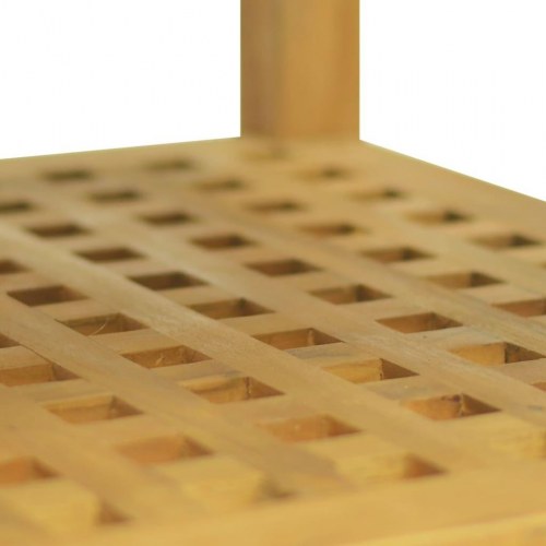 Sofabord 60x60x40 cm massivt teaktræ