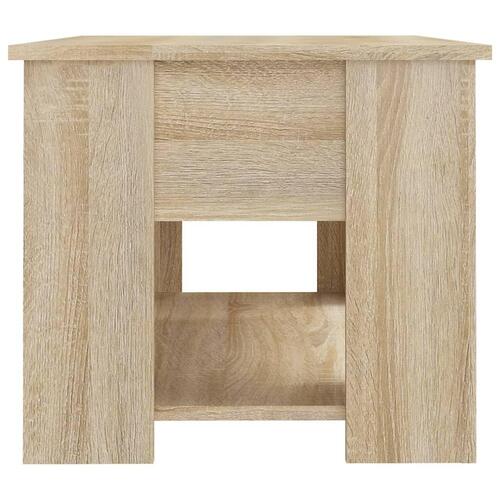 Sofabord 79x49x41 cm konstrueret træ sonoma-eg